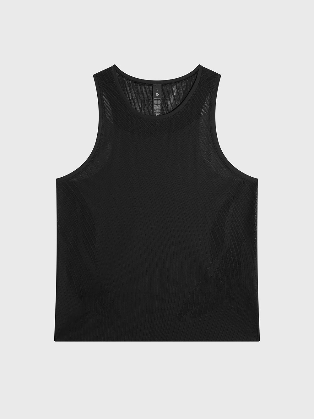 LULULEMON BLACK FAST AND FREE VENTILATION RUNNING TANK