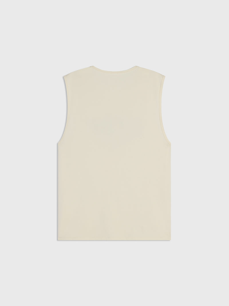 BARRY'S VINTAGE WHITE FEARLESS TANK