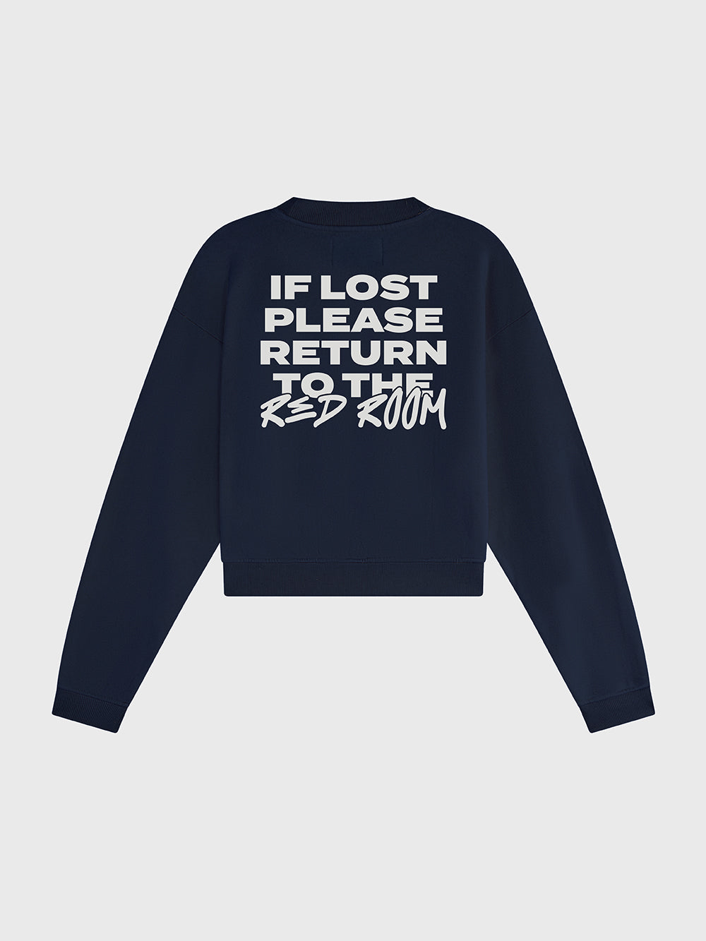 BARRY'S MIDNIGHT NAVY CROPPED CREW