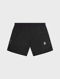 RHONE BLACK EXTRA MILE SHORT 5"