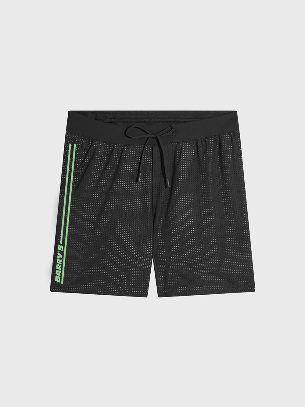 LULULEMON BLACK DOUBLE-LAYERED MESH SHORTS 5" *LL