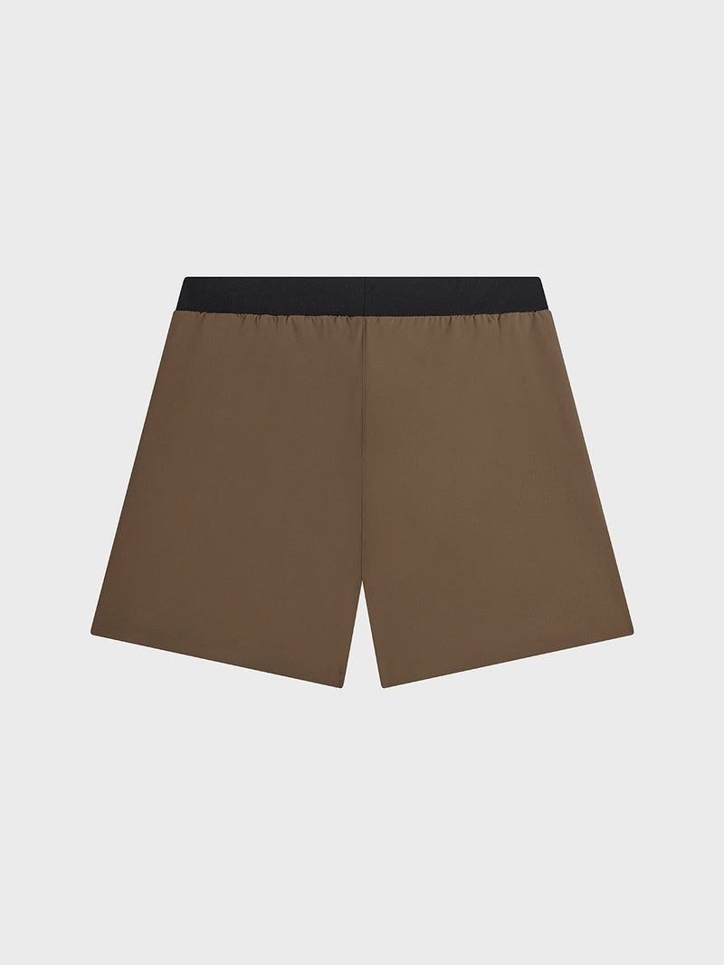 BARRY'S SADDLE BROWN 5" TRAIN SHORT LINED