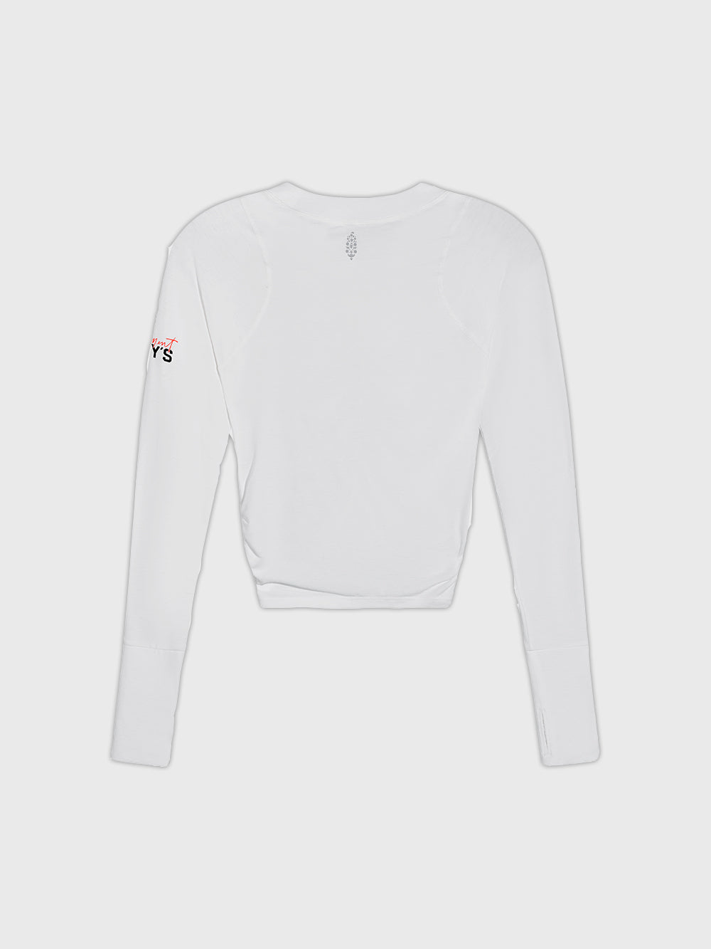 FP MOVEMENT WHITE TEMPO RUCHED LS