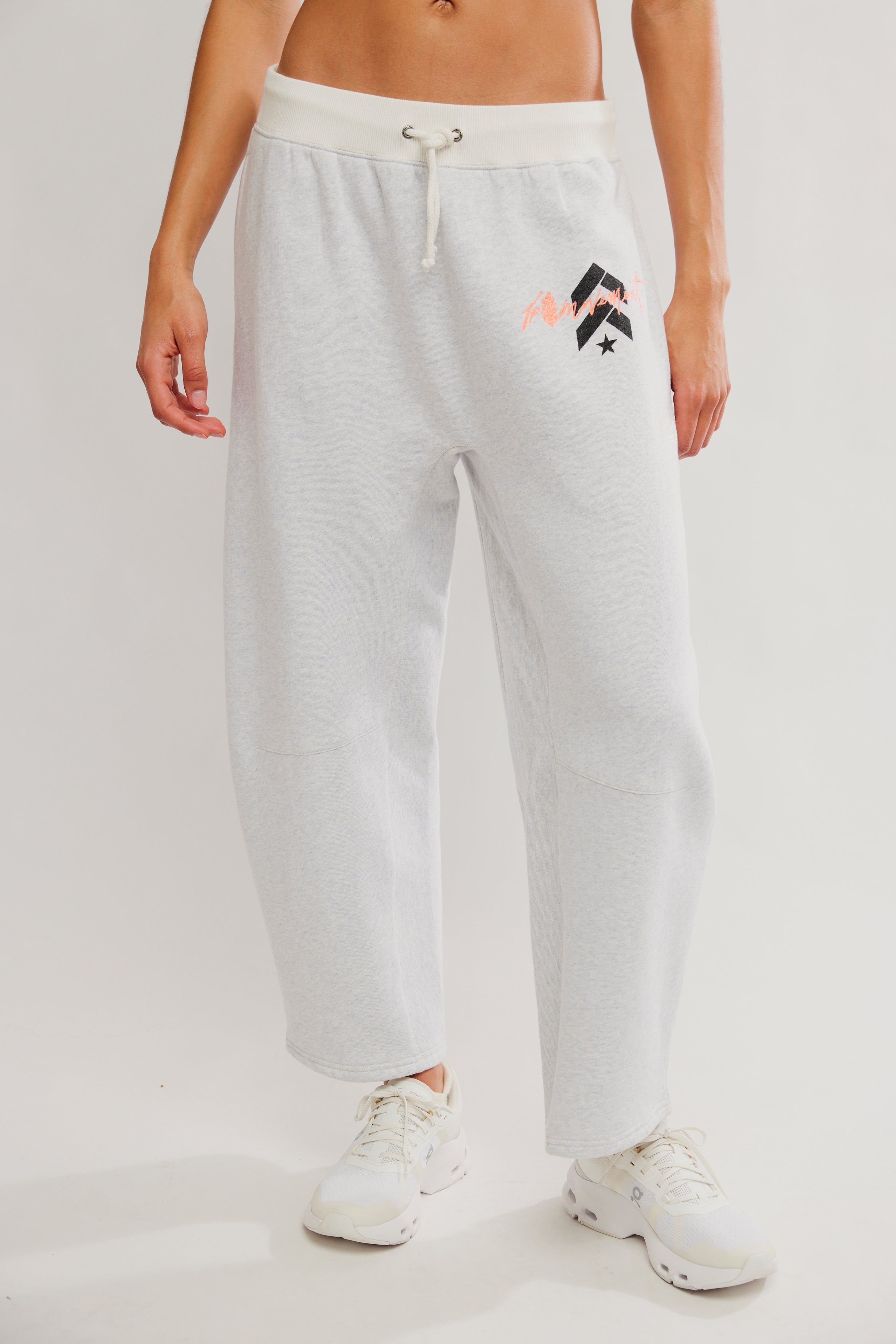 FP MOVEMENT WHITE HEATHER GREY YOU WISH PANT