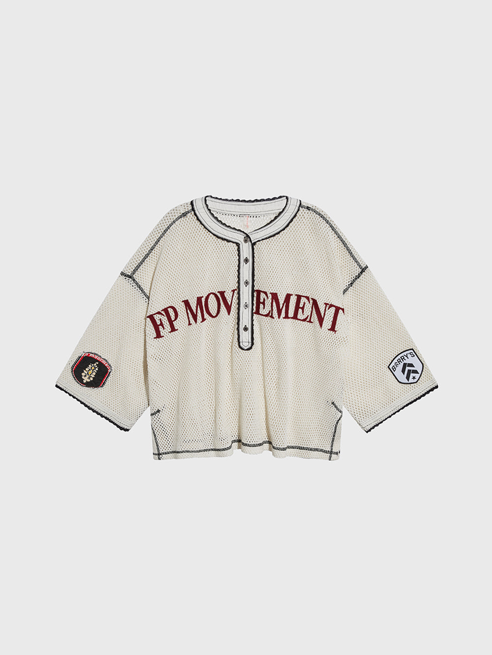 FP MOVEMENT X BARRYS IVORY CAMP OUT TEE