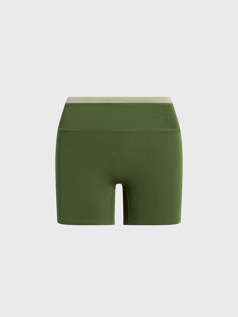 PE NATION ARMY GREEN CONTRAST RAPID 5 IN BIKER SHORT