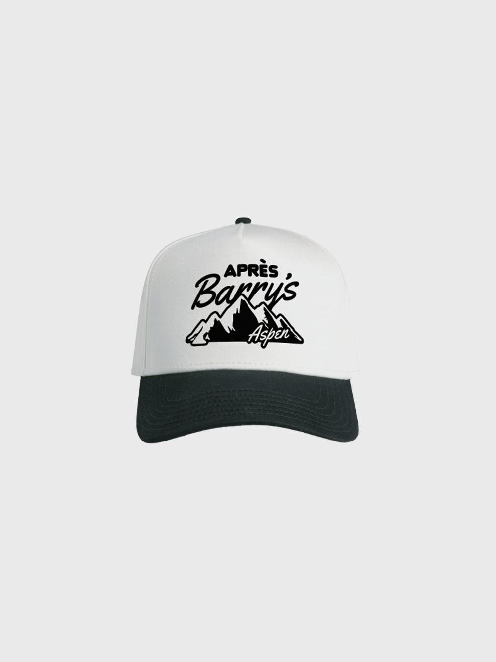 BARRY'S BLACK/WHITE APRES TRUCKER HAT