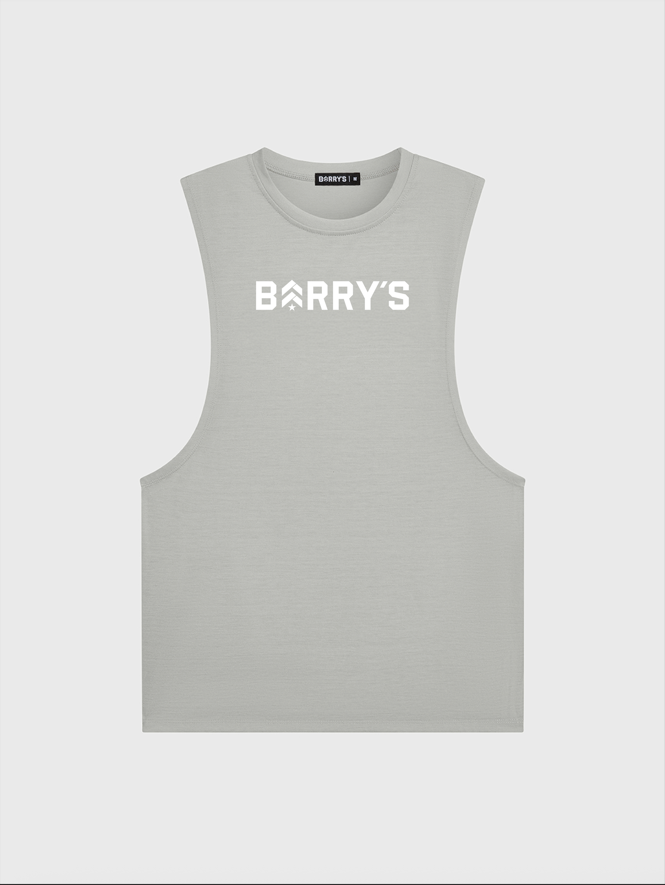 BARRY'S HEATHER GREY CUTOFF TANK