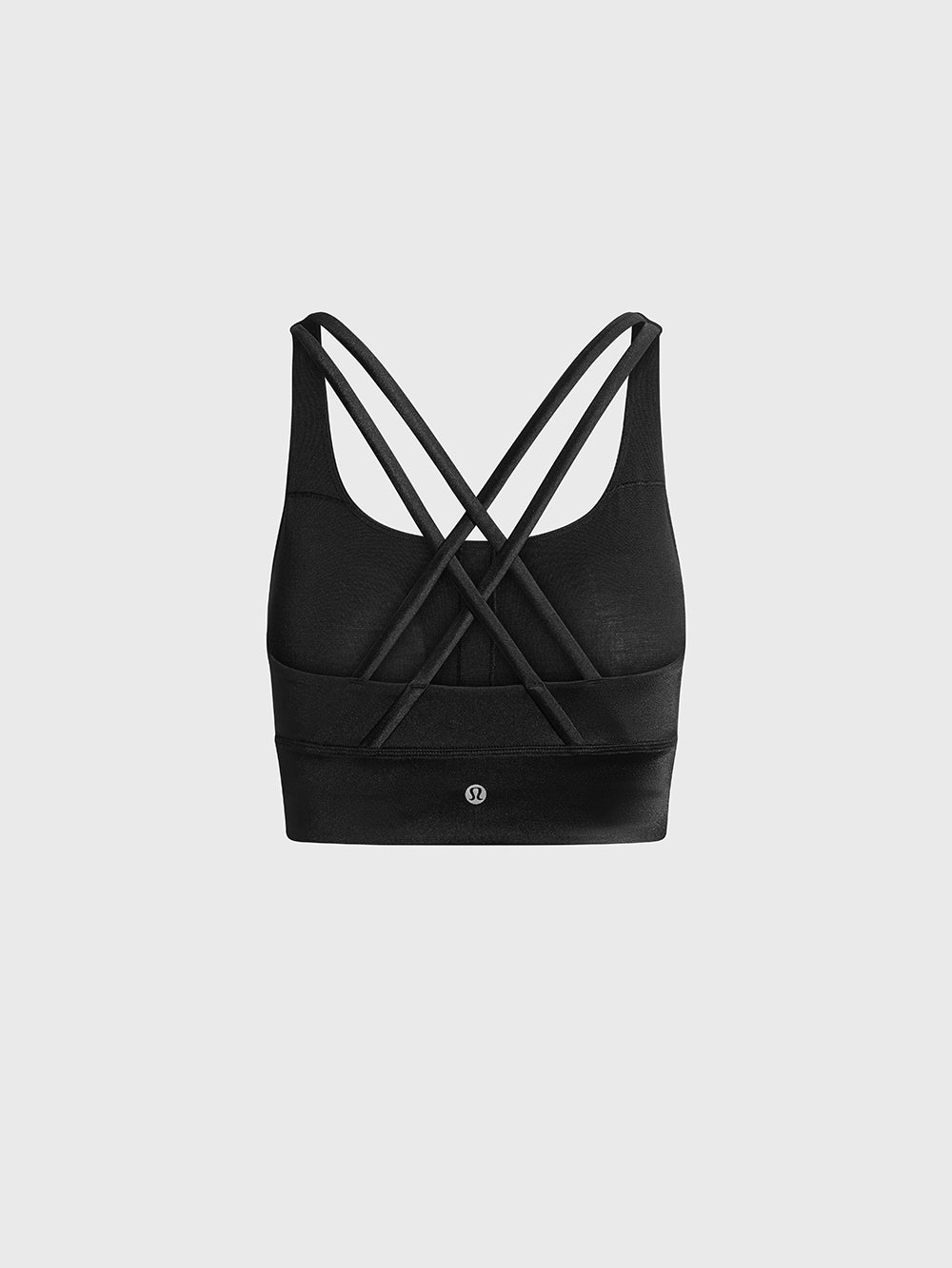 LULULEMON BLACK SHINE ENERGY LONGLINE BRA