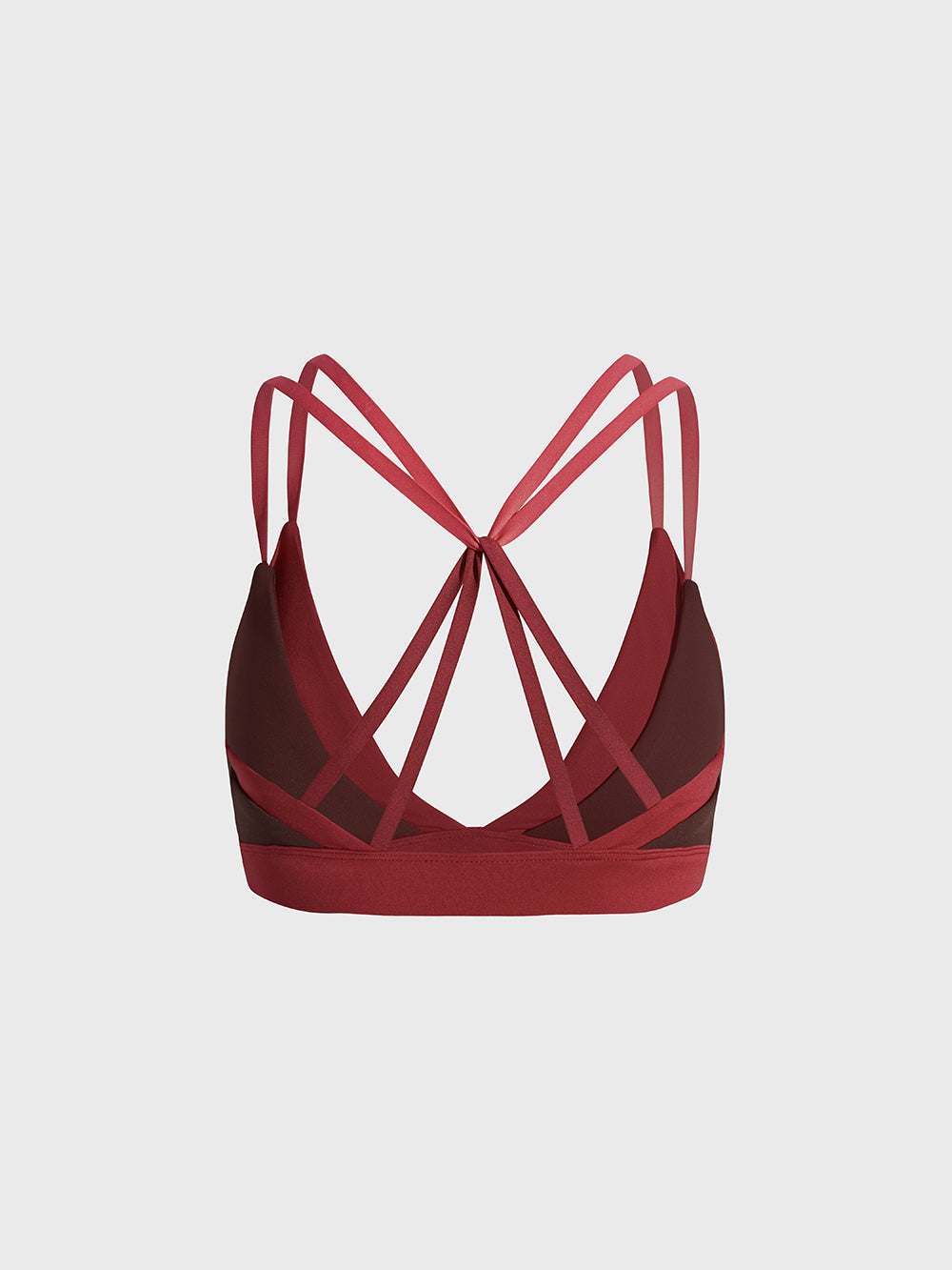 PE NATION CHERRY ACTIVATE SPORTS BRA