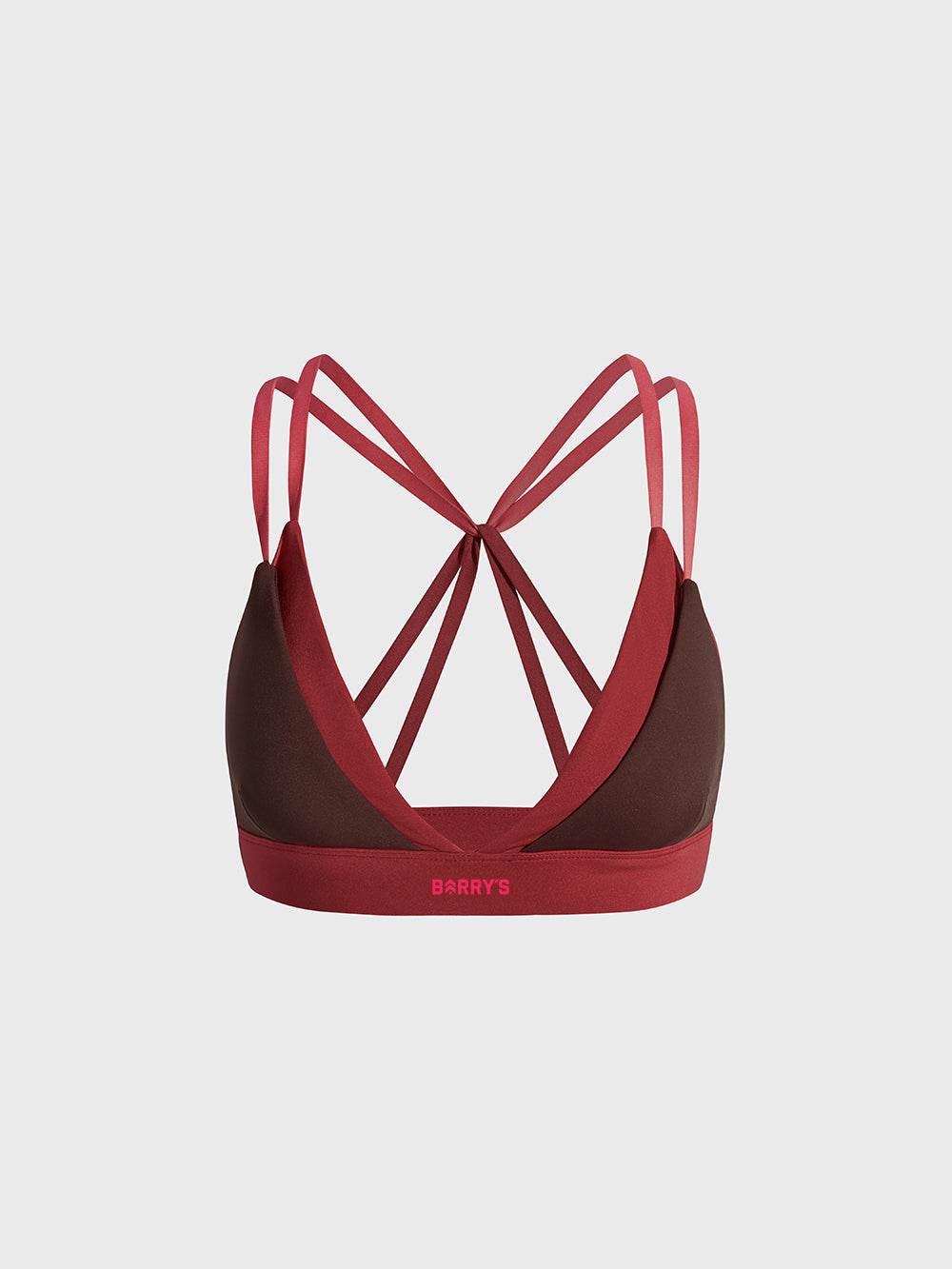 PE NATION CHERRY ACTIVATE SPORTS BRA