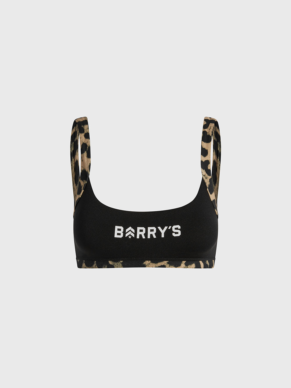 PE NATION BLACK LEOPARD BRA