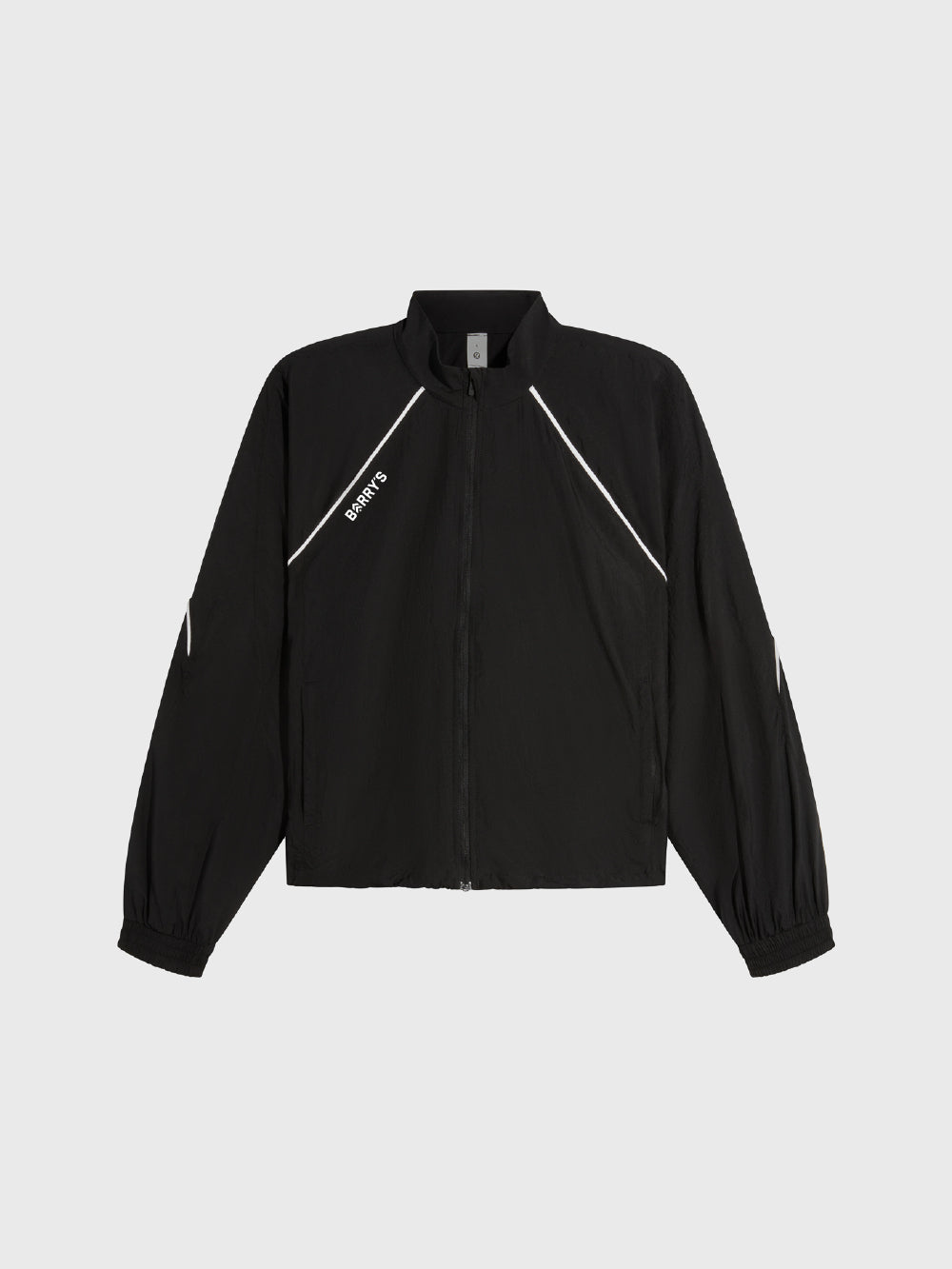 LULULEMON BLACK/WHITE LICENSE TO TRAIN LIGHTWEIGHT JACKET