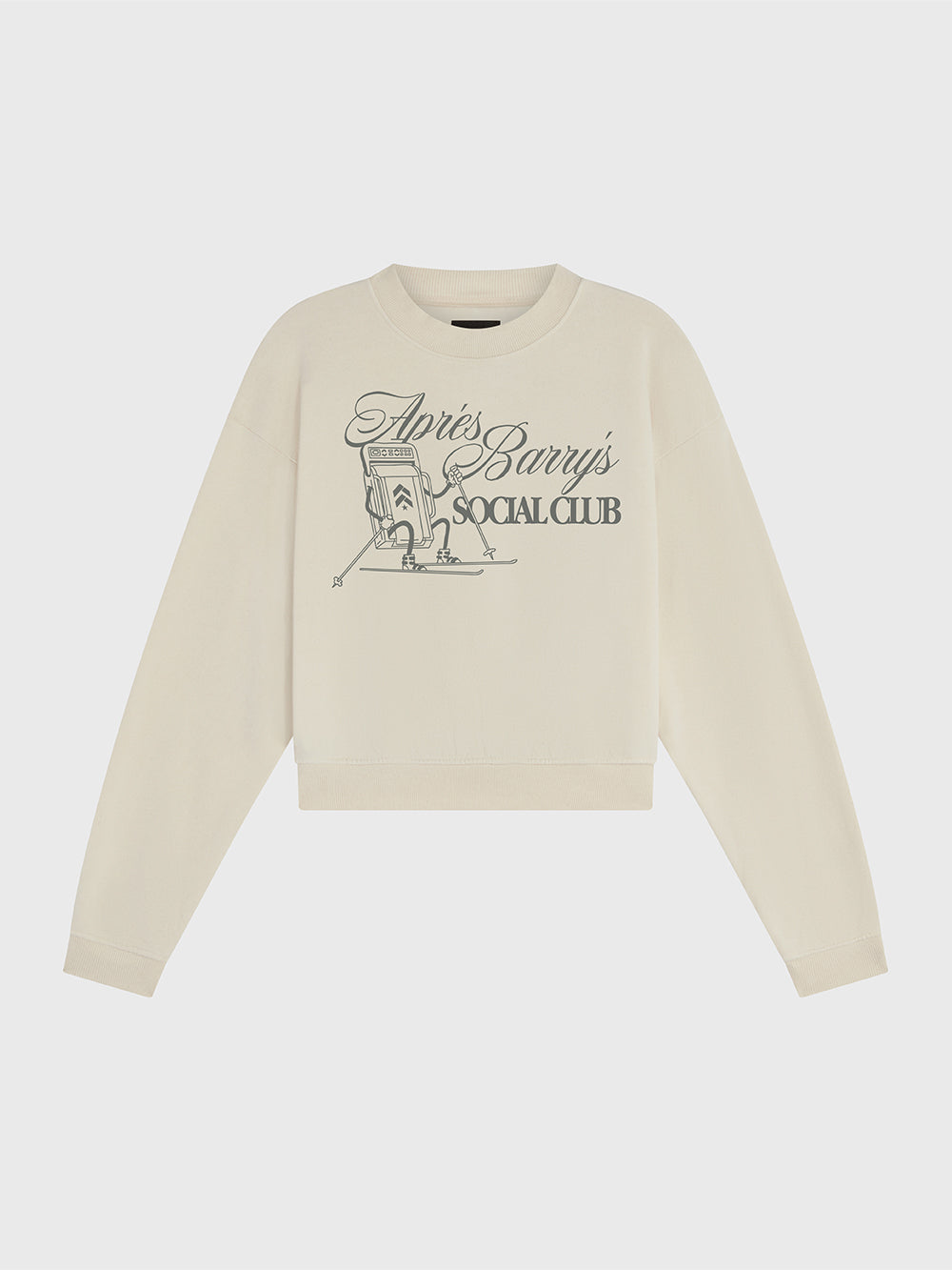 BARRY'S CROPPED CREW BONE