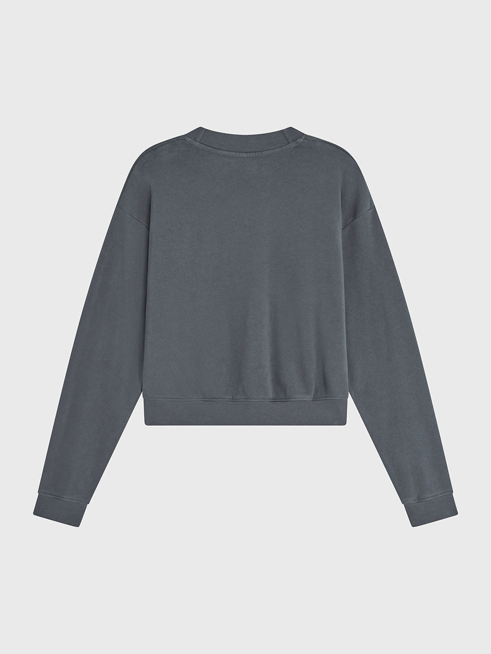 BARRY'S SLATE BLUE CROPPED SWEATSHIRT