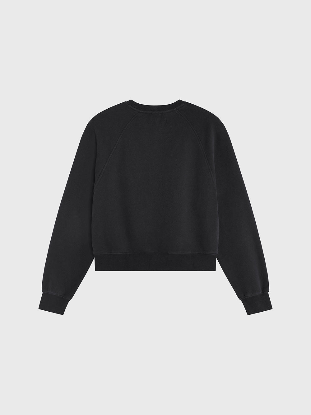 BARRY'S BLACK CROPPED SWEATSHIRT