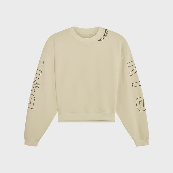 Vintage cropped sweatshirt on sale