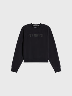 BARRY'S BLACK CROP PULLOVER