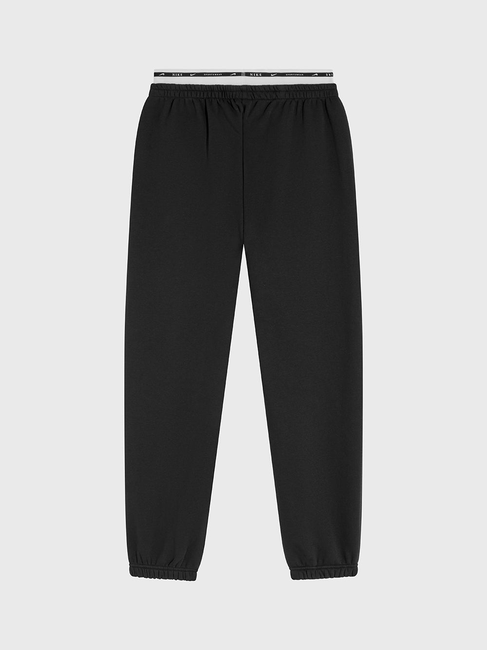NIKE BLACK SPORTSWEAR PHOENIX HIGH RISE SWEATPANTS