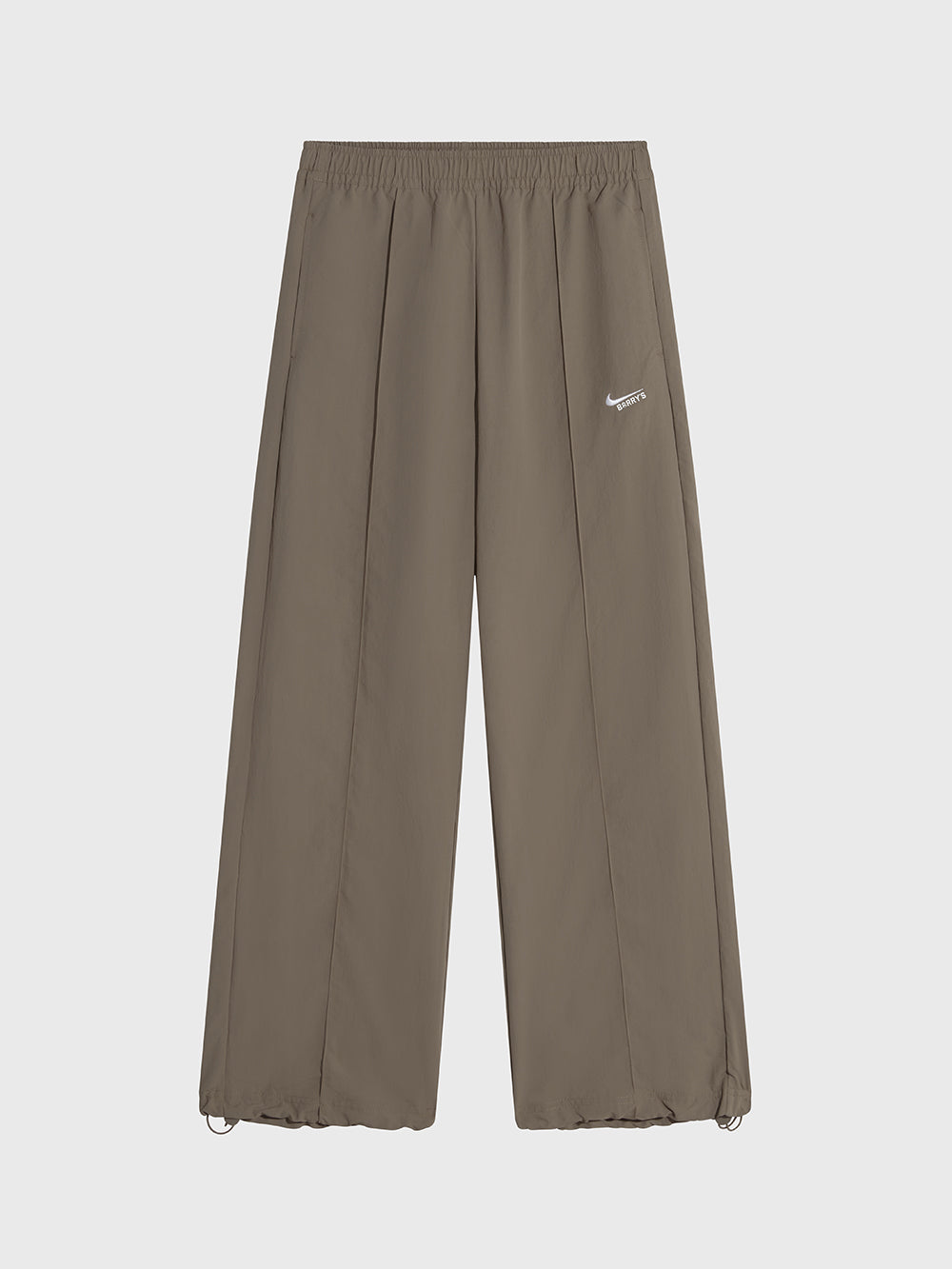 NIKE MID-RISE WOVEN PANT MINK
