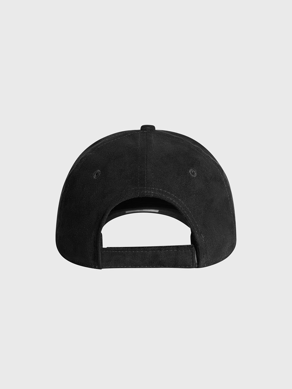 BARRY'S BLACK SUEDE CHEVRON BASEBALL HAT