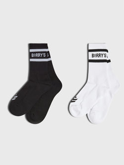 BARRY'S TWO PACK STRIPE SOCKS