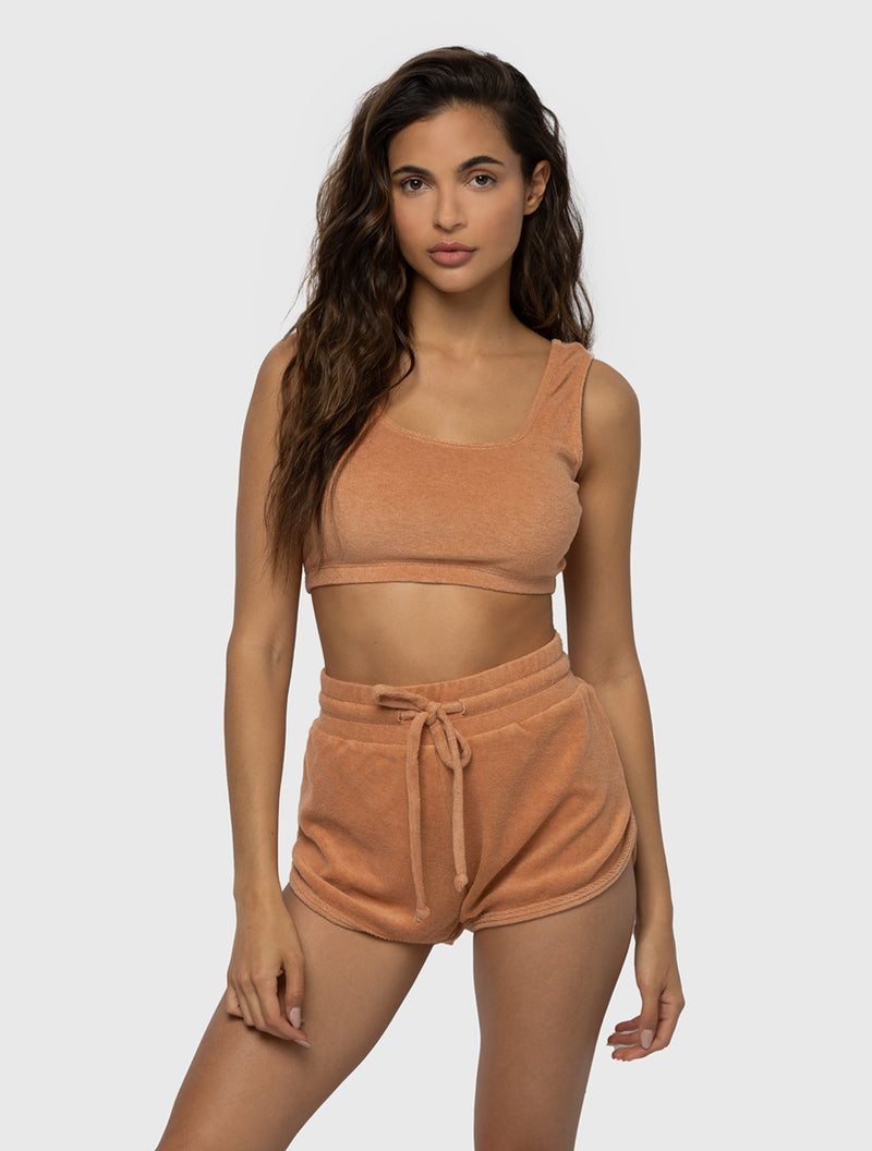 YEAR OF OURS CAMEL TERRY BRALETTE