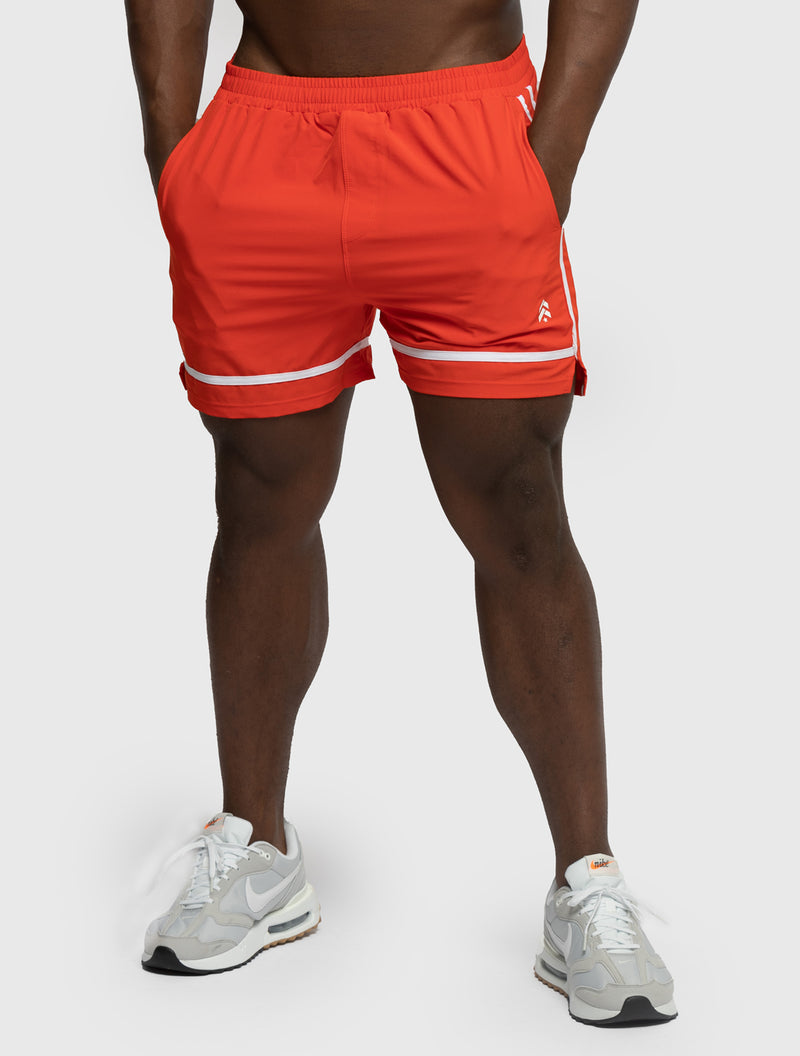 BARRY'S CHERRY RED 4IN LINED VICTORY SHORT