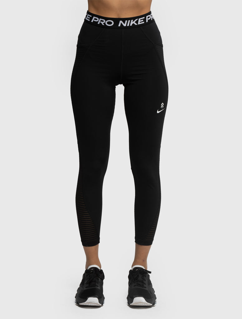 Nike Dri-Fit Black Capri Pants Poly Slim Fit Leggings Women Size