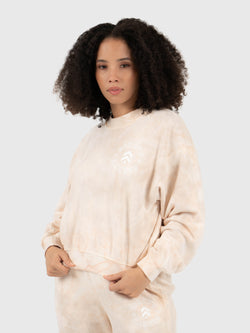 BARRY'S MARBLE DYE OVERSIZED CROP PULLOVER