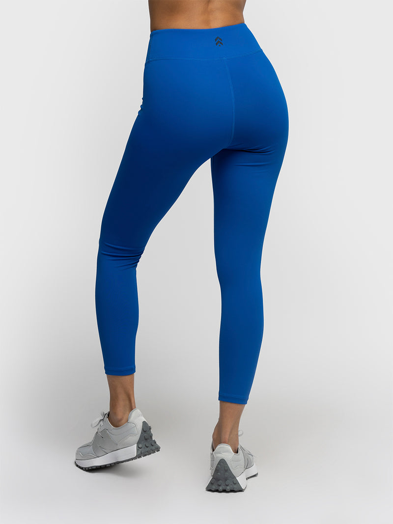 React Fitness Set with Long Sleeve Crop Top in Sapphire Blue –  fabulousathletica.com