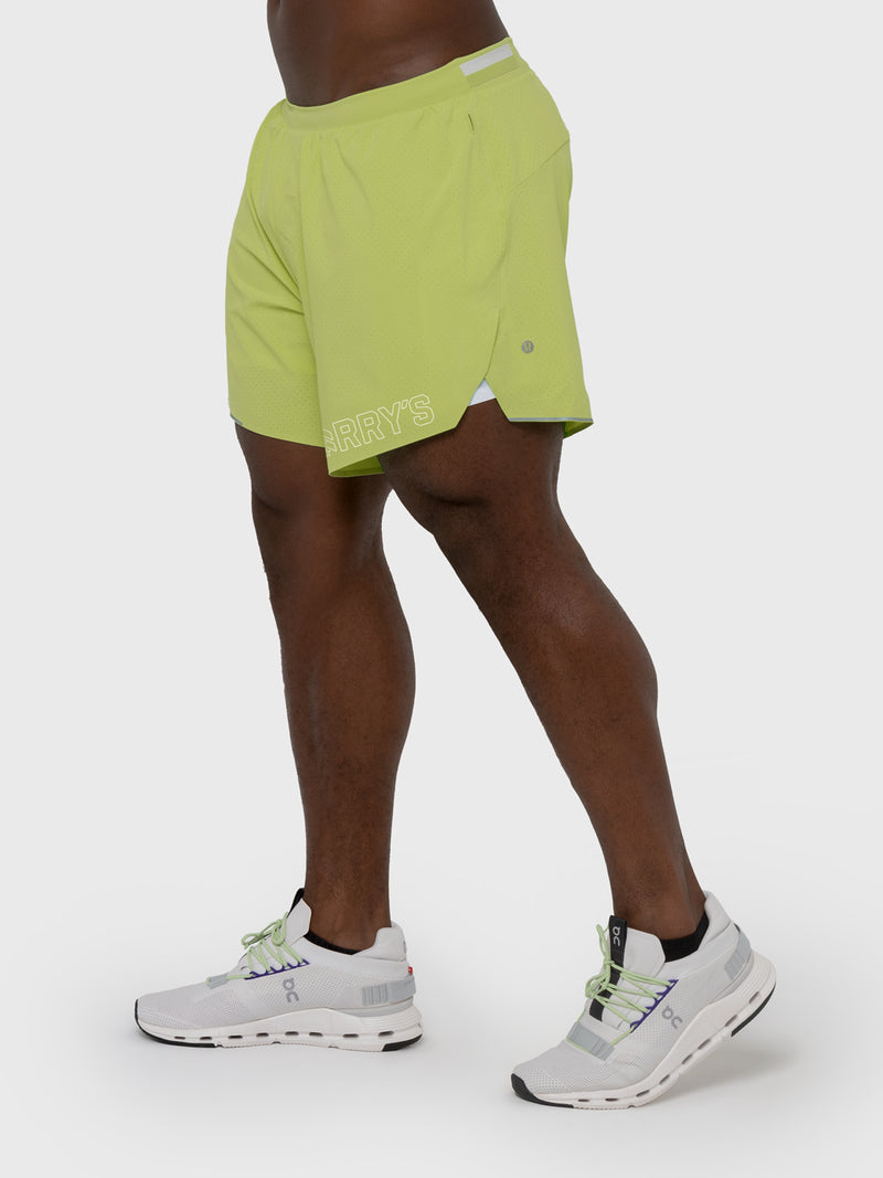LULULEMON WASABI FAST AND FREE SHORT 6IN LINED