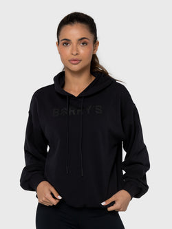 BARRY'S BLACK TECH FLEECE HOODIE