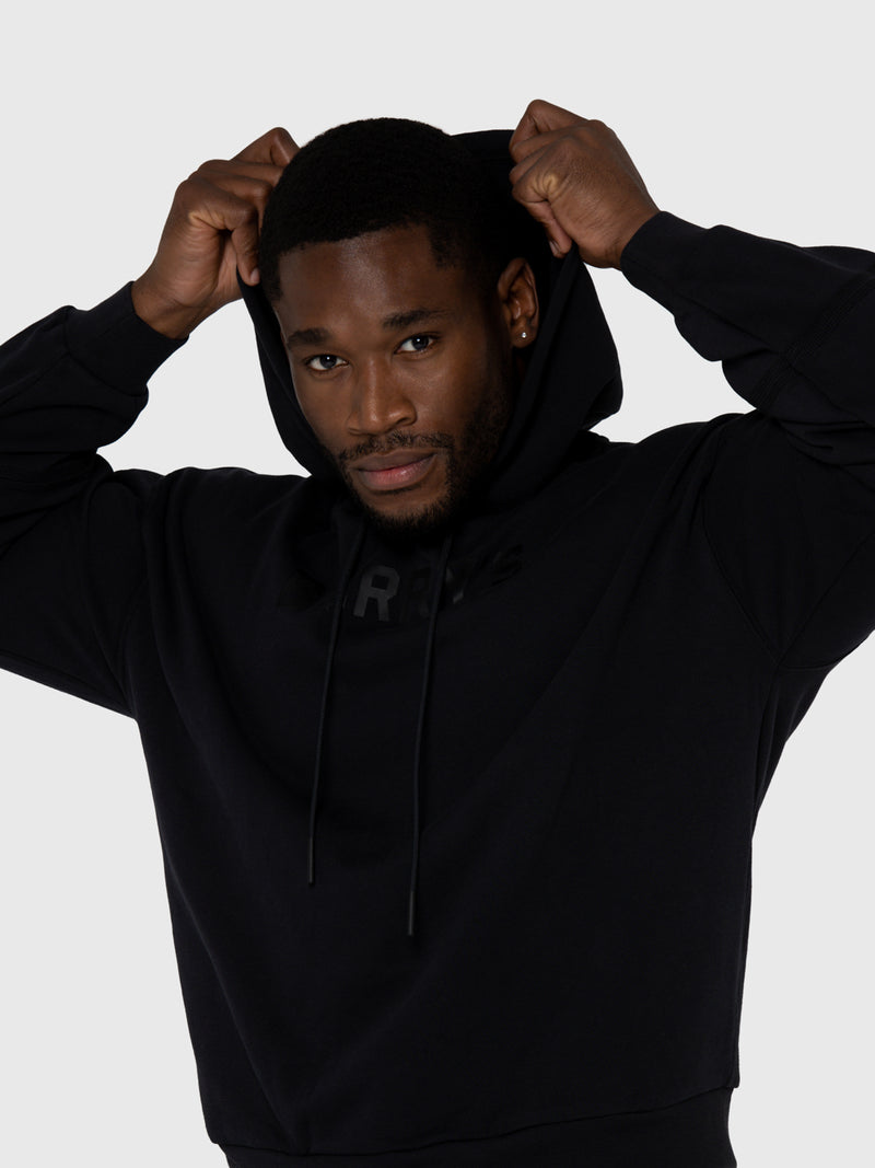 BARRY'S BLACK TECH FLEECE HOODIE