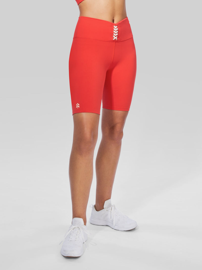 BARRY'S FIT WARM CORAL BIKE SHORT