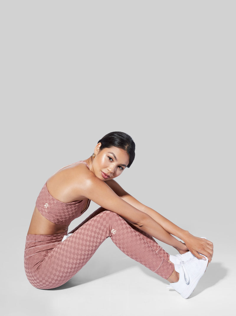 BARRY'S FIT CINNAMON RACER JACQUARD TIGHT