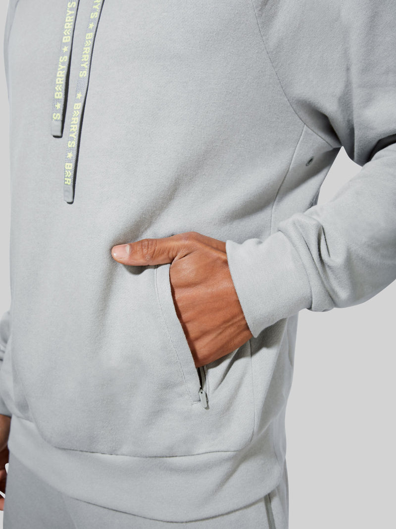 BARRY'S CONCRETE GREY MEN'S HOODIE