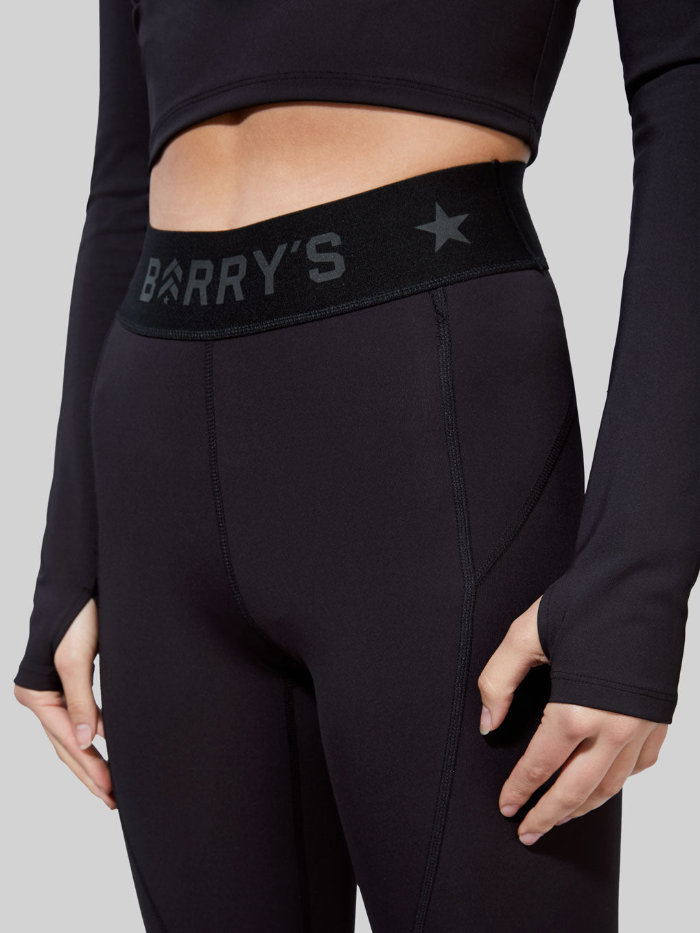 BARRY'S BLACK LOGO TIGHT