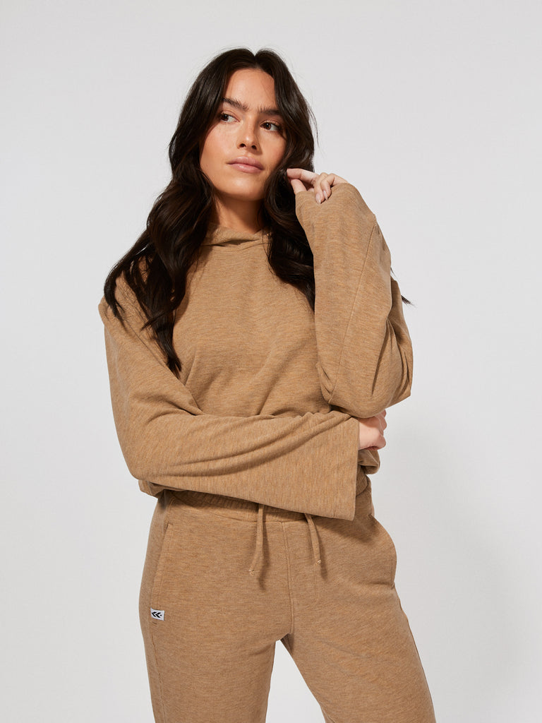 Camel colored best sale hoodie women's