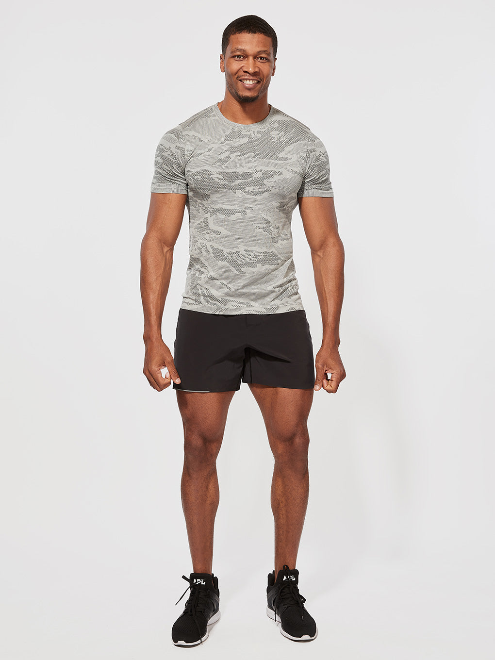 LULULEMON X BARRY'S CITY CAMO METAL VENT BREATHE SS