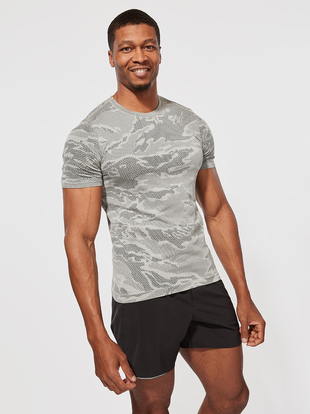 LULULEMON X BARRY'S CITY CAMO METAL VENT BREATHE SS