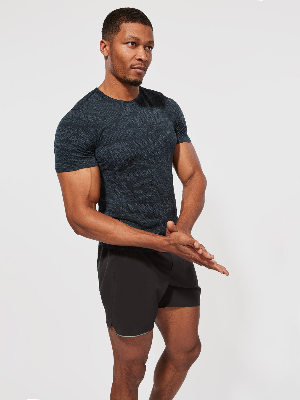 LULULEMON X BARRY'S CITY CAMO METAL VENT BREATHE SS