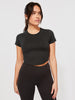 NIKE BLACK DRI-FIT ONE LUXE SS