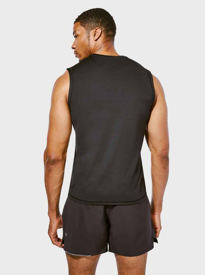 BARRY'S BLACK PERFORMANCE MUSCLE TANK