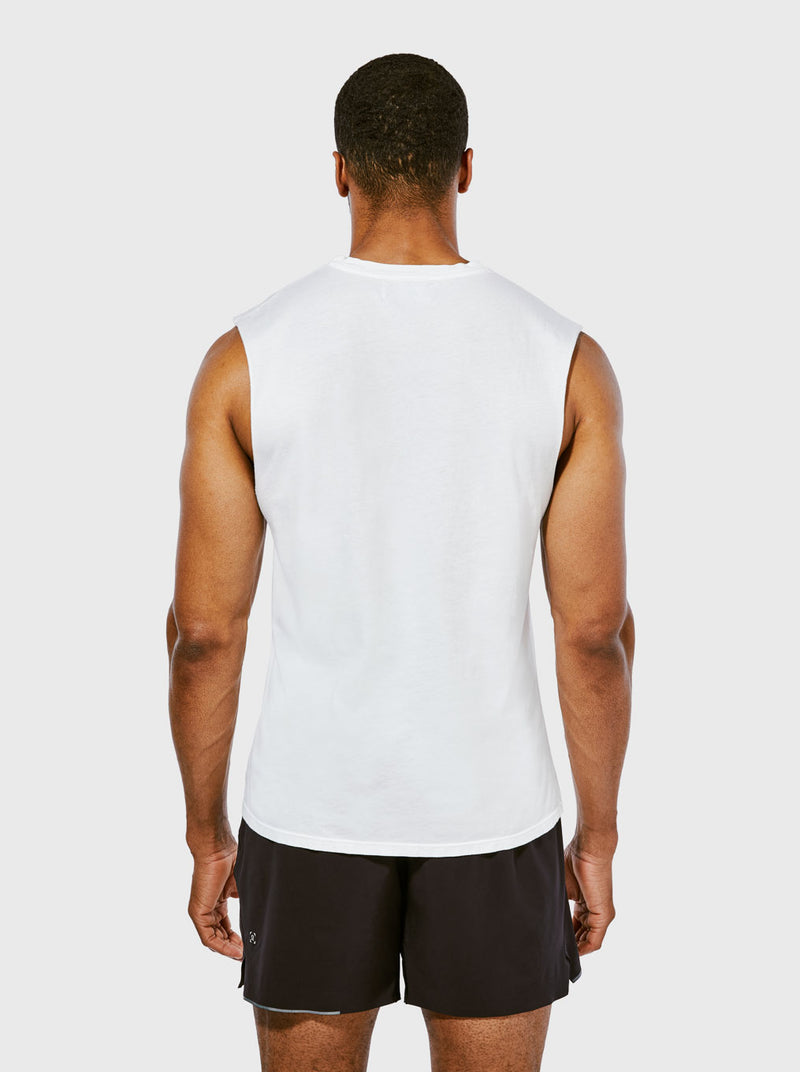 BARRY'S PRIDE MUSCLE TANK IN WHITE