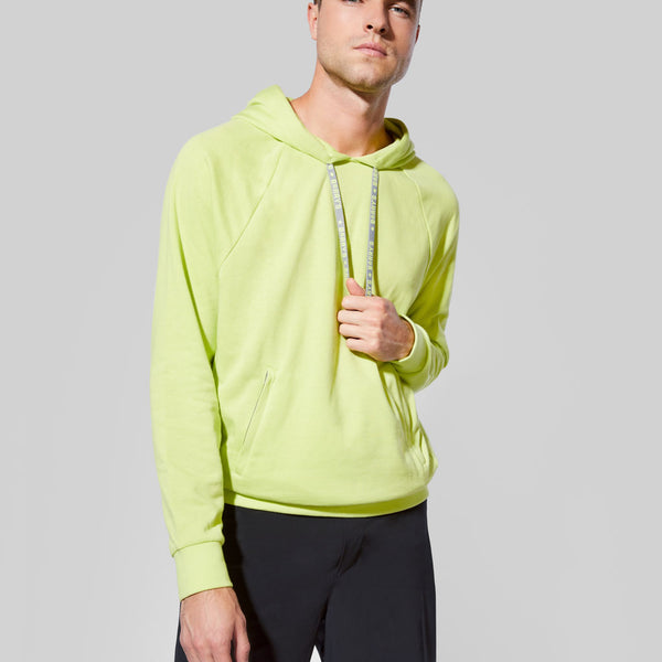 Super Soft Fleece Pullover Hooded Sweatshirt (Neon Green