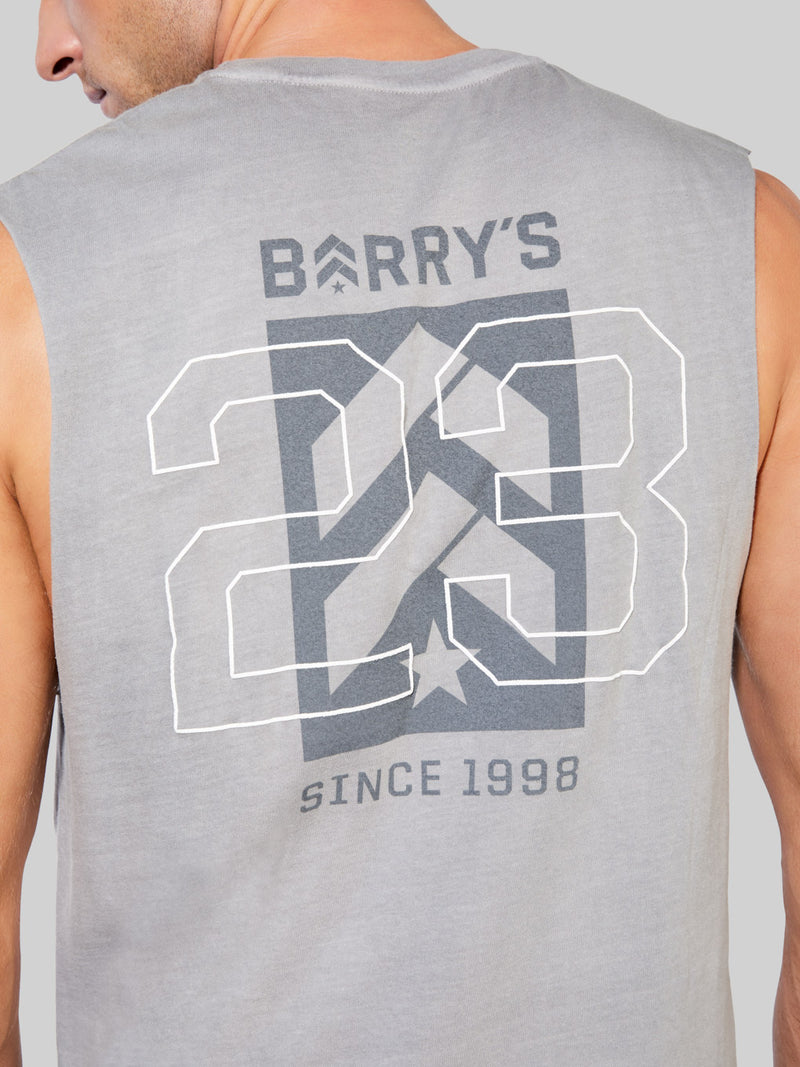 BARRY'S GREY MUSCLE UP TANK
