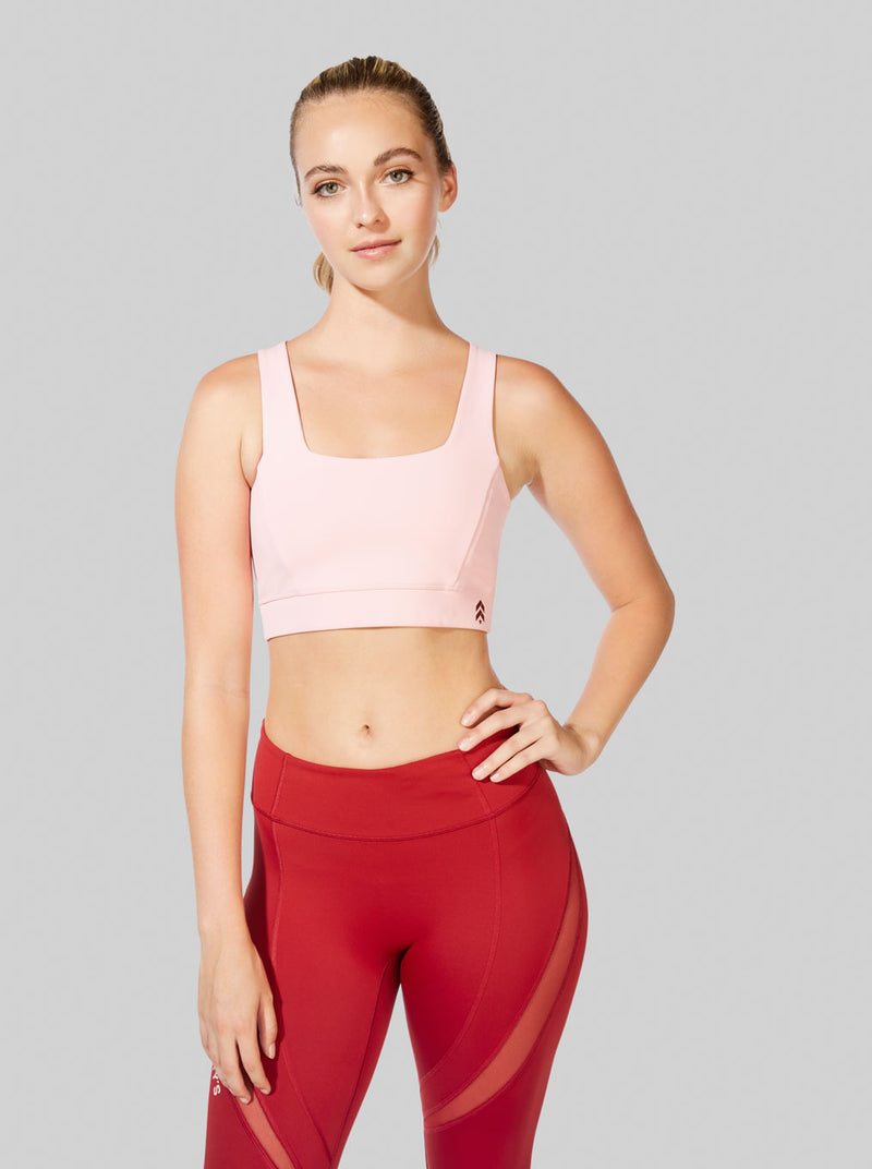 BARRY'S PETAL PINK MESH CUT OUT BRA